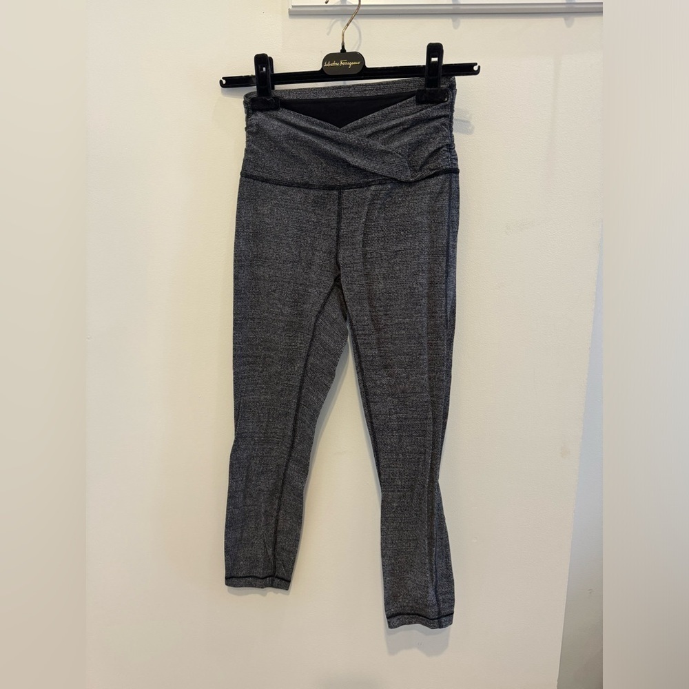 Lululemon Herringbone Rouched Waist Leggings